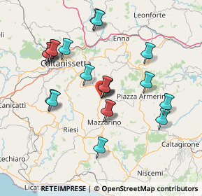 Mappa Corso Italia, 94012 Barrafranca EN, Italia (15.8375)