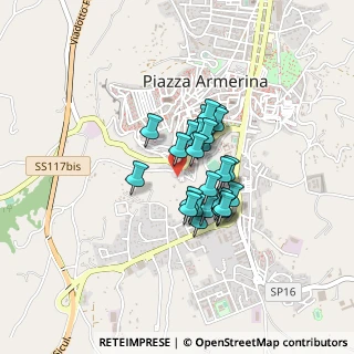 Mappa Via Zaffiro, 94015 Piazza Armerina EN, Italia (0.296)