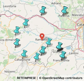 Mappa Via Pietro Nenni, 95040 Ramacca CT, Italia (19.2105)