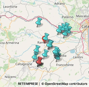 Mappa Via Pietro Nenni, 95040 Ramacca CT, Italia (14.1095)