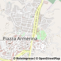 Mapa Piazza Armerina