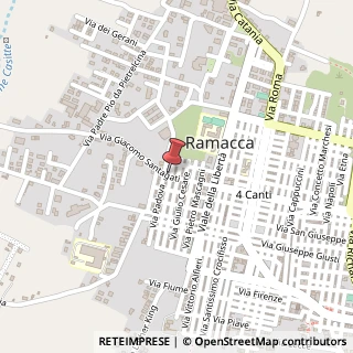 Mappa Via santagati giacomo 108, 95040 Ramacca, Catania (Sicilia)