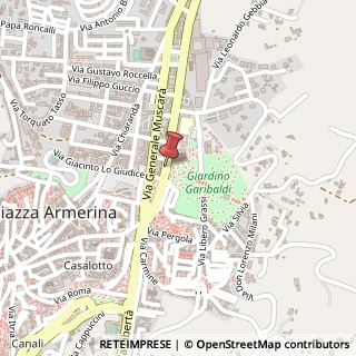 Mappa Viale Generale Ciancio, n.22, 94015 Piazza Armerina, Enna (Sicilia)