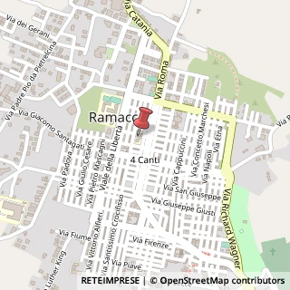 Mappa Piazza Cavallotti, 41, 95040 Ramacca, Catania (Sicilia)