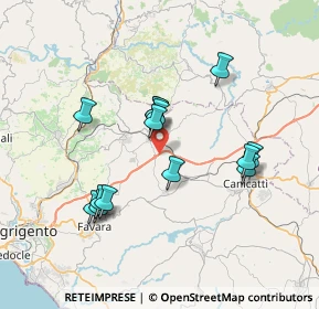 Mappa Strada statale 640 km 26, 92020 Castrofilippo AG, Italia (7.37571)