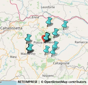 Mappa SP 89a, 94015 Piazza Armerina EN (9.92)