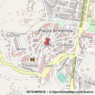 Mappa Piazza Giuseppe Garibaldi, 94015 Piazza Armerina EN, Italia, 94015 Piazza Armerina, Enna (Sicilia)