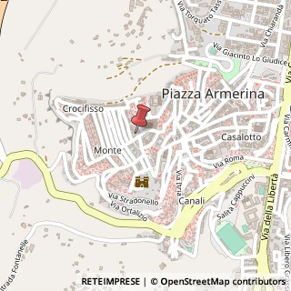 Mappa Via Laura de Assoro, 20, 94015 Assoro, Enna (Sicilia)