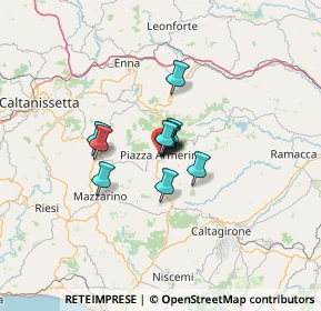 Mappa Via S. Elia, 94015 Piazza Armerina EN, Italia (7.44636)