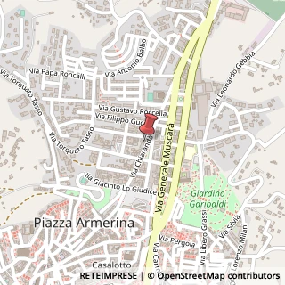 Mappa Piazza Giorgio Boris Giuliano, 18, 94015 Piazza Armerina, Enna (Sicilia)