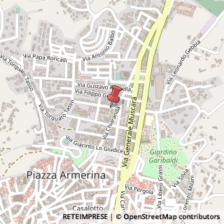 Mappa Via Mons. la Vaccara, 10, 94015 Piazza Armerina, Enna (Sicilia)