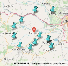 Mappa Viale della Libertà, 95040 Ramacca CT, Italia (19.5245)