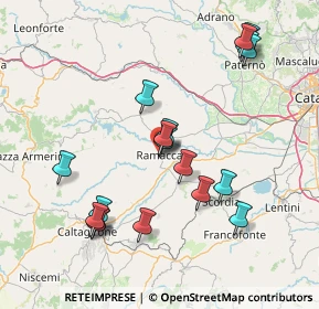 Mappa Viale della Libertà, 95040 Ramacca CT, Italia (17.86)
