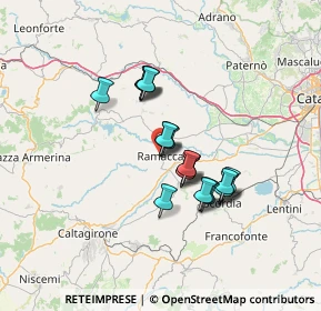 Mappa Viale della Libertà, 95040 Ramacca CT, Italia (11.4905)