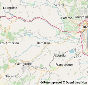 Mappa 95040 Ramacca CT, Italia (18.2075)