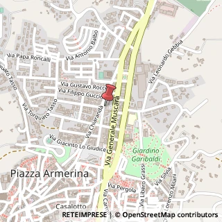 Mappa Piazza Giorgio Boris Giuliano, 33, 94015 Piazza Armerina, Enna (Sicilia)
