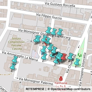 Mappa Via Mons. la Vaccara, 94015 Piazza Armerina EN, Italia (0.05)