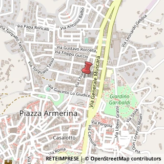 Mappa Piazza Giorgio Boris Giuliano, 52, 94015 Piazza Armerina, Enna (Sicilia)