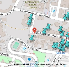 Mappa Via Monsignor Sebastiano Rosso, 94015 Piazza Armerina EN, Italia (0.08519)