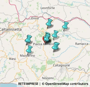 Mappa Via Monsignor Sebastiano Rosso, 94015 Piazza Armerina EN, Italia (7.77733)