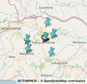 Mappa Via Monsignor Sebastiano Rosso, 94015 Piazza Armerina EN, Italia (8.5825)