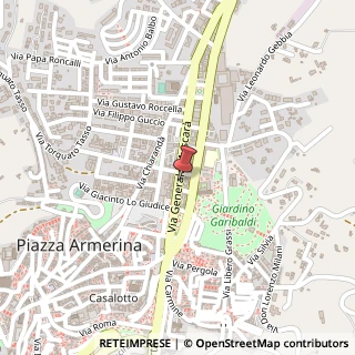 Mappa Via Generale Muscar?, 31, 94015 Piazza Armerina, Enna (Sicilia)
