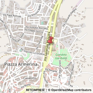 Mappa Via Remigio Roccella, 12, 94015 Piazza Armerina, Enna (Sicilia)