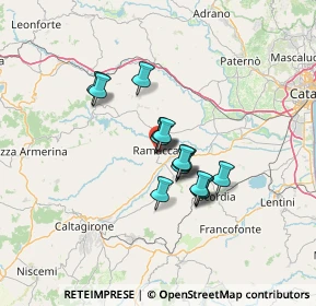 Mappa Via Enrico Fermi, 95040 Ramacca CT, Italia (10.22267)