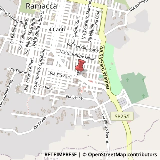 Mappa Via Risorgimento, 1, 95040 Ramacca, Catania (Sicilia)