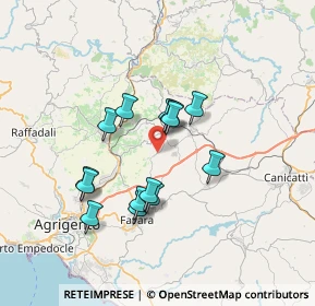 Mappa Contrada, 92020 Grotte AG, Italia (6.54714)