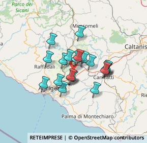 Mappa Contrada, 92020 Grotte AG, Italia (10.5265)