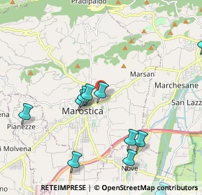 Mappa Via G. P. Matteazzi, 36063 Marostica VI, Italia (2.34909)