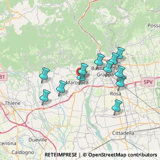 Mappa Via G. P. Matteazzi, 36063 Marostica VI, Italia (6.435)