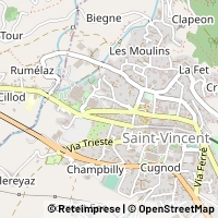 Map Saint-Vincent