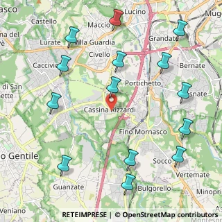 Mappa Via G. Garibaldi, 22070 Cassina Rizzardi CO, Italia (2.60357)