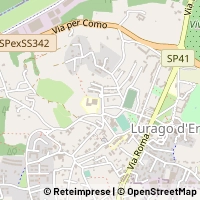 Kaart Lurago d'Erba
