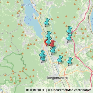 Mappa Via Per Bolzano, 28024 Gozzano NO, Italia (2.82364)