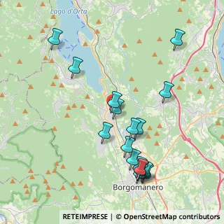 Mappa Via Per Bolzano, 28024 Gozzano NO, Italia (4.25176)