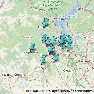 Mappa Via Per Bolzano, 28024 Gozzano NO, Italia (9.419)
