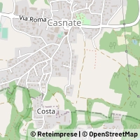 Mapa Casnate con Bernate