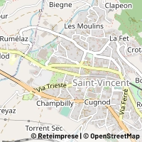Karte Saint-Vincent