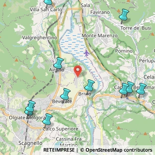 Mappa Via Airuno, 23883 Brivio LC, Italia (2.86)