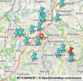 Mappa Via Campolasco, 23892 Bulciago LC, Italia (2.03875)