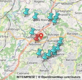 Mappa Via Campolasco, 23892 Bulciago LC, Italia (1.78467)