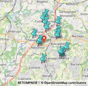 Mappa Via Campolasco, 23892 Bulciago LC, Italia (1.45188)