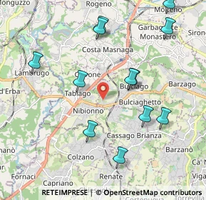 Mappa Via Campolasco, 23892 Bulciago LC, Italia (2.1775)