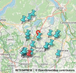 Mappa Via Campolasco, 23892 Bulciago LC, Italia (7.5515)