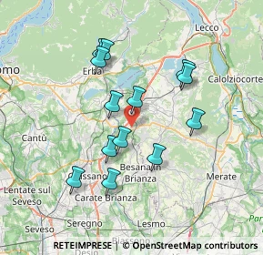 Mappa Via Campolasco, 23892 Bulciago LC, Italia (6.40538)