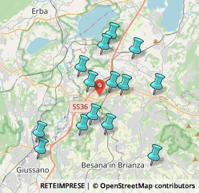 Mappa Via Campolasco, 23892 Bulciago LC, Italia (3.53786)