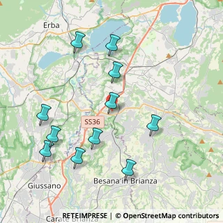 Mappa Via Campolasco, 23892 Bulciago LC, Italia (4.28273)